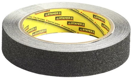 Клейкая лента, STAYER Profi 12270-25-05, противоскользящая, 25мм х 5м 12270-25-05 купить в Когалыме