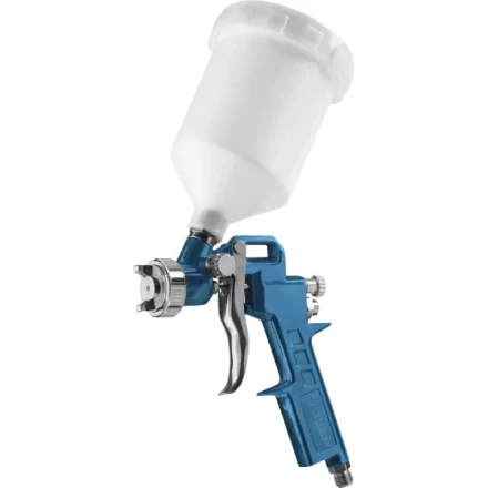 Пистолет ЗУБР "ЭКСПЕРТ" краскораспылительный, с верхним бачком 600мл, расход воздуха 120л/мин, 1,3мм 06455 купить в Когалыме