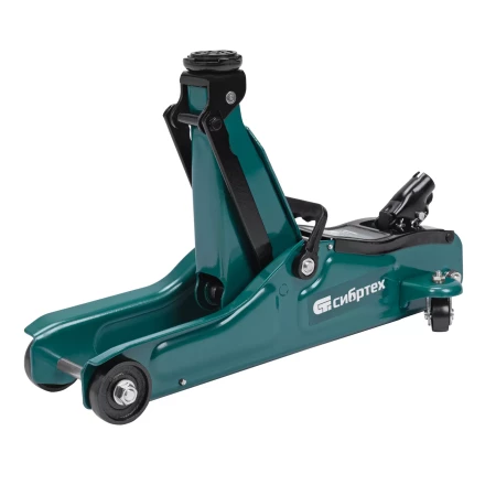 Домкрат гидравлический подкатной Сибртех 50830, 2 т, 85-330 мм, низкий подхват купить в Когалыме