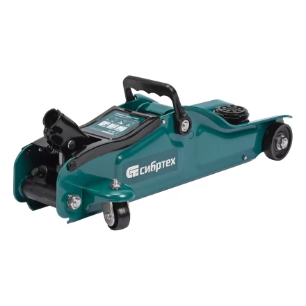 Домкрат гидравлический подкатной Сибртех 50830, 2 т, 85-330 мм, низкий подхват купить в Когалыме