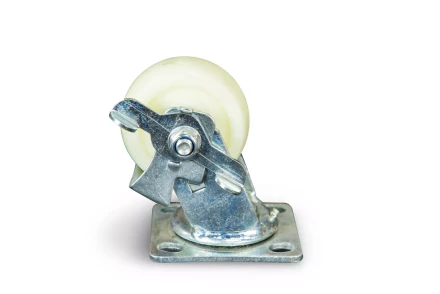 Колесо большегрузное поворотное SCdnb 42 100 мм полипропиленовое с тормозом 1024222 купить в Когалыме