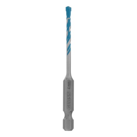 Сверло универсальное Gross, Multipurpose PRO, 6-гр. хвостовик, 4мм, 706010 купить в Когалыме