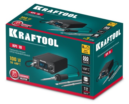KRAFTOOL KPI-10 программируемая индукционная паяльная станция 50  480°C, 100 Вт 55343 купить в Когалыме