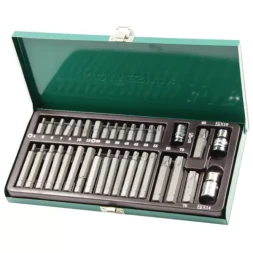 Набор вставок 4-12мм Т20-Т70 30/75мм 3/8"DR 1/2"DR 35предметов Jonnesway S29H4135S 47299