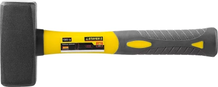 Кувалда STAYER "PROFI" кованая с двухкомпонентной фиберглассовой ручкой, 1,5кг 20052-15 купить в Когалыме