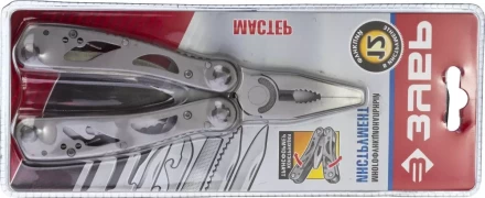 ЗУБР МАСТЕР мультитул 12 в 1 облегченные стальные ручки, нейлоновый чехол, 105 мм (47752) купить в Когалыме