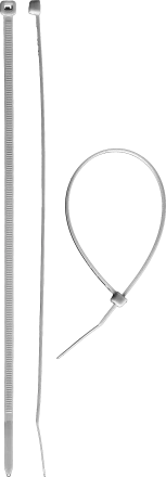 Кабельные стяжки белые КС-Б1 нейлоновые промфасовка серия ПРОФЕССИОНАЛ купить в Когалыме