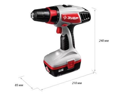 Дрель-шуруповерт 2 АКБ ЗДА-14.4-2 КИН серия МАСТЕР купить в Когалыме