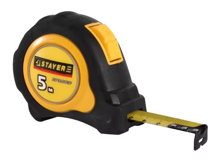 Рулетка STAYER "MASTER" "OMEGA" автостоп, обрезиненный корпус, 5мх19мм 3402-05-19_z01 купить в Когалыме