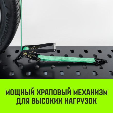 Ремень стяжной автовозный HITCH REGULAR 50мм STF 400 DaN 3000кг 3м резин. контроллер (3шт) 33мм (SZ068107) купить в Когалыме