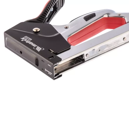 Степлер мебельный стальной быстрая загрузка тип скобы 53 4-14 мм PRO Matrix 40917 купить в Когалыме