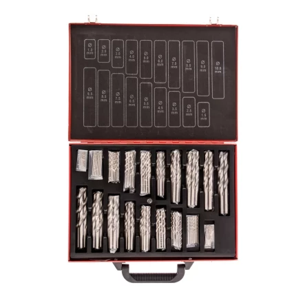 Набор сверл по металлу 1-10 мм 170 шт. HSS в металлическом кейсе Matrix 723170 купить в Когалыме