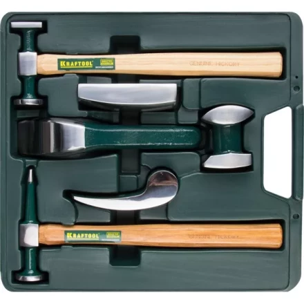 Набор KRAFTOOL "INDUSTRIE" рихтовочный 6 предметов: 2 молотка, 4 правки 20371-H6 купить в Когалыме