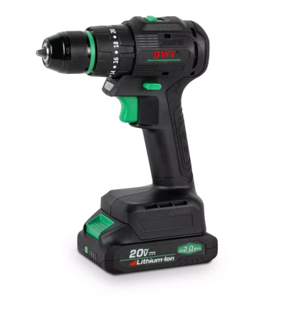 Бесщёточная аккумуляторная ударная дрель-шуруповёрт DWT ASBP-20 DNM-2 BMC купить в Когалыме