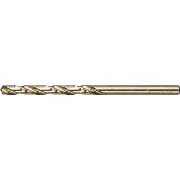 Сверло ЗУБР "ЭКСПЕРТ" КОБАЛЬТ по металлу, цилиндрический хвостовик, быстрорежущая сталь Р6М5К5, класс точн. А1, 5х86мм 4-29626-086-5 купить в Когалыме