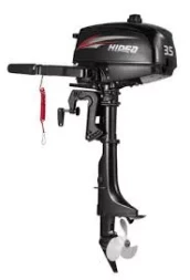 Двухтактный мотор лодочный подвесной Hidea HD 3,5 FHS (Старый румпель)