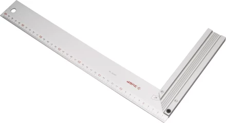 Угольник ЗУБР "ЭКСПЕРТ" столярный, жесткое профилированное полотно, усиленная алюминиевая рукоятка, 400мм 34395-40 купить в Когалыме