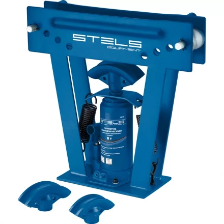 Трубогиб гидравлический 8 т в комплекте с башмаками 1/2–1 кейс STELS 18115 купить в Когалыме