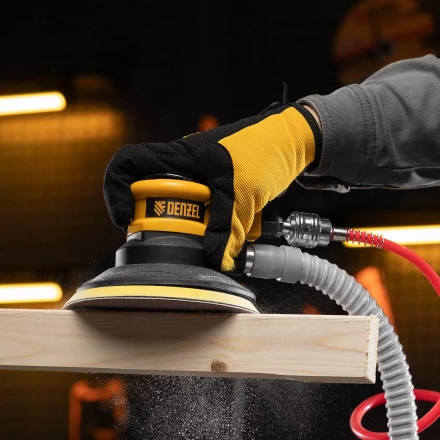 Эксцентриковая шлифовальная машина Denzel EPG150, 150 мм, 10000 об/мин, 5 мм, 160 л/мин 57476 купить в Когалыме