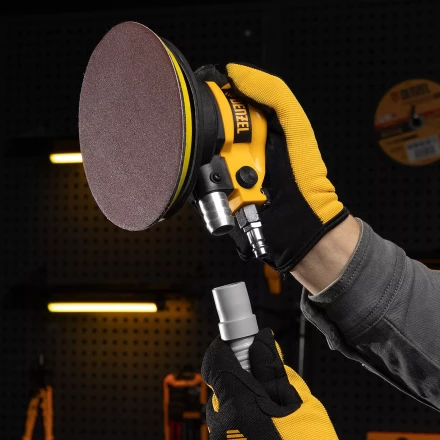 Эксцентриковая шлифовальная машина Denzel EPG150, 150 мм, 10000 об/мин, 5 мм, 160 л/мин 57476 купить в Когалыме