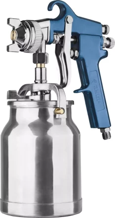 Пистолет ЗУБР "ЭКСПЕРТ" краскораспылительный, с нижним бачком 1000мл, расход воздуха 310л/мин, 1,8мм 06451 купить в Когалыме