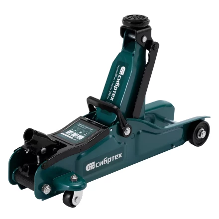Домкрат гидравлический подкатной Сибртех 50831, 2 т, 85-330 мм, низкий подхват, в пласт. кейсе купить в Когалыме