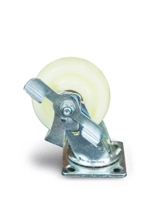 Колесо большегрузное поворотное SCdnb 55 125 мм полипропиленовое с тормозом 1024223 купить в Когалыме