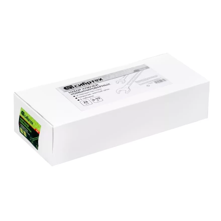 Набор ключей комбинированный 6-32 мм Сибртех 15445, 26 шт, желтый цинк купить в Когалыме