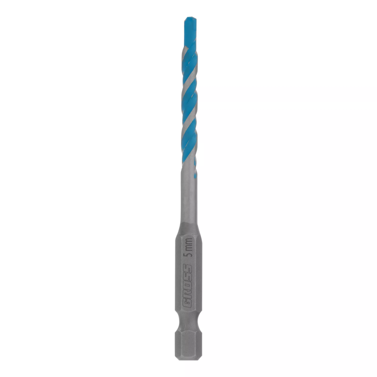 Сверло универсальное Gross , Multipurpose PRO, 6-гр. хвостовик, 5мм, 706011 купить в Когалыме