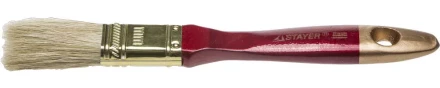 Кисть плоская STAYER "UNIVERSAL-PROFI", светлая натуральная щетина, деревянная ручка, 20мм 0104-020 купить в Когалыме