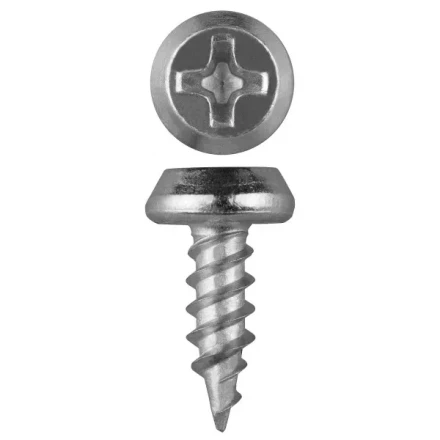 Саморезы ЗУБР "МАСТЕР" оцинкованные, для крепления лист. металла до 0.9мм, полуцилиндр. головка, 3.5ммx11мм, 22000шт 4-300120-35-11 купить в Когалыме