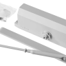 Доводчик дверной STAYER, для дверей массой до 100 кг, цвет белый 37916-100 купить в Когалыме
