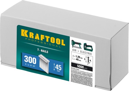 Гвозди тип 18GA (47 / 300 / F) 5000 шт 31785-45 купить в Когалыме