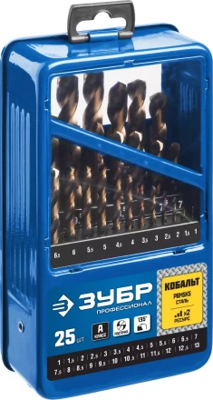 Наборы сверл по металлу с добавлением кобальта серия ПРОФЕССИОНАЛ купить в Когалыме