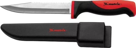 Нож рыбака "FISHERMAN'S DREAM" large 150 мм двухкомпонентная рукоятка пластиковые ножны MATRIX KITCHEN 79116 купить в Когалыме