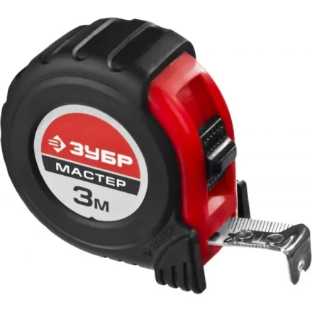 Рулетка ЗУБР "МАСТЕР", обрезиненный корпус, на карточке, 3м/16мм 34055-03-16_z02 купить в Когалыме