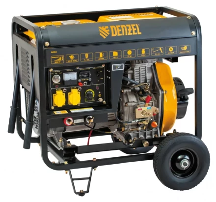 Дизельная сварочная генераторная установка DENZEL DW180Е 94664 купить в Когалыме