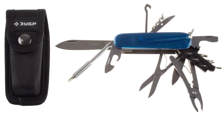 Нож складной многофункциональный 12в1 пластиковая рукоятка ЗУБР Эксперт 47785 купить в Когалыме