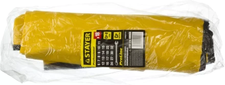 Набор: Ключ STAYER "PROFI" гаечный комбинированный, Cr-V сталь, хромированный, 6-32мм, 18шт 27081-H18 купить в Когалыме