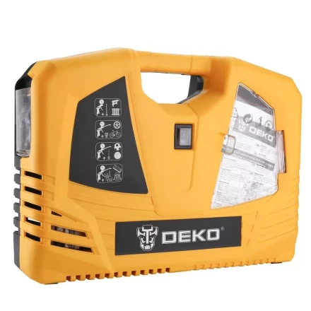 Компрессор безмасляный DEKO 180 с набором из 6 инструментов, 009-0100 купить в Когалыме