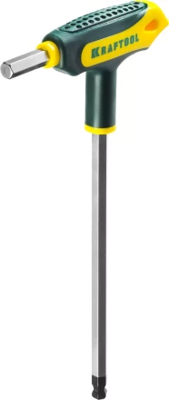 Набор KRAFTOOL Ключи "INDUSTRIE" имбусовые,Cr-Mo(S2),Т-образные, эргоном двухкомп рукоятка,HEX,с шариком,9 шт,в боксе 27454-H9 купить в Когалыме