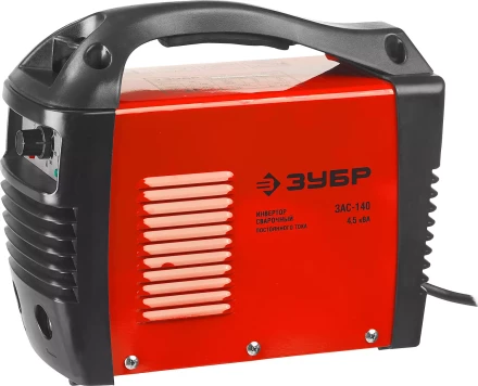 Инвертор ЗУБР сварочный, электр. 1,6-3,2 мм, А20-140, 1*220В ЗАС-140 купить в Когалыме