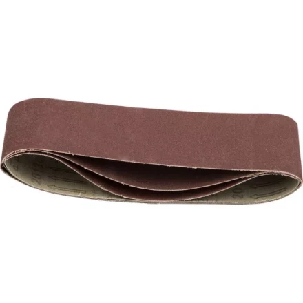 Лента STAYER "MASTER" шлифовальная универсальная бесконечная на тканевой основе, для ЛШМ, P180, 75х457мм, 3шт 35441-180 купить в Когалыме