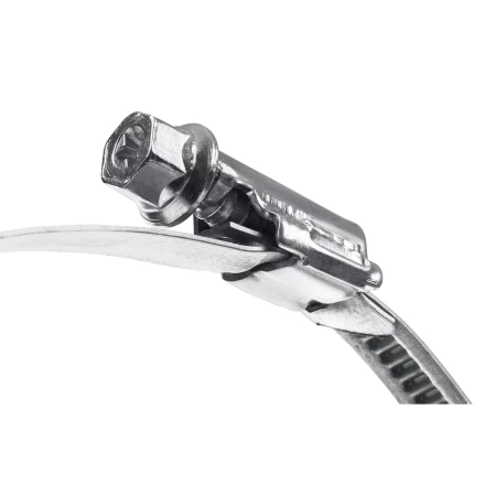 ЗУБР Х-9Н, 77 - 95 мм, накатная лента 9 мм, цинк, 25 шт, червячный хомут (37807-95) купить в Когалыме