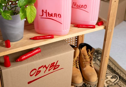 ЗУБР МП-300 красный, 2 мм перманентный маркер (06322-3) купить в Когалыме