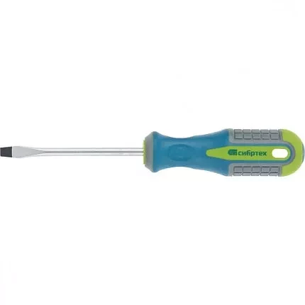 Отвертка SL8,0 х 150 мм CrV 4-х компонентная рукоятка Сибртех 12269 купить в Когалыме