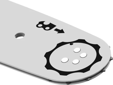 ЗУБР тип 5, шаг 0.325, паз 1.5 мм, 40 см, шина для бензопил (70205-40) купить в Когалыме