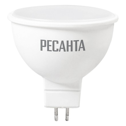 Лампа светодиодная РЕСАНТА LL-R-MR16-7W-230-4K-GU5.3 76/1/24 купить в Когалыме