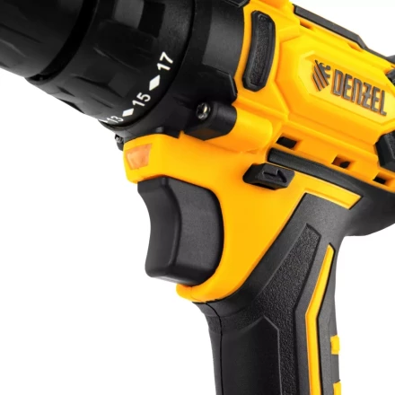 Дрель-шуруповерт аккумуляторная CDL-12-02BM, Li-Ion, 12 В, 2 акк.// Denzel 26105 купить в Когалыме