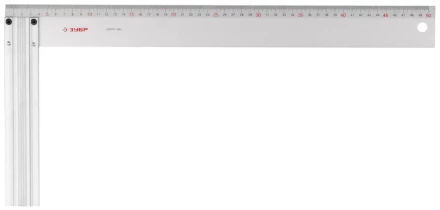 Угольник ЗУБР "ЭКСПЕРТ" столярный, жесткое профилированное полотно, усиленная алюминиевая рукоятка, 500мм 34395-50 купить в Когалыме